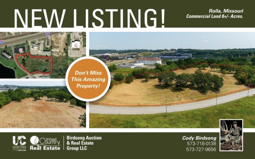 Prime Commercial Development Land for Sale in Rolla, Missouri