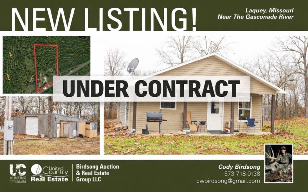 8.3± Acre Property Near the Gasconade River Goes Under Contract in Pulaski County, Missouri