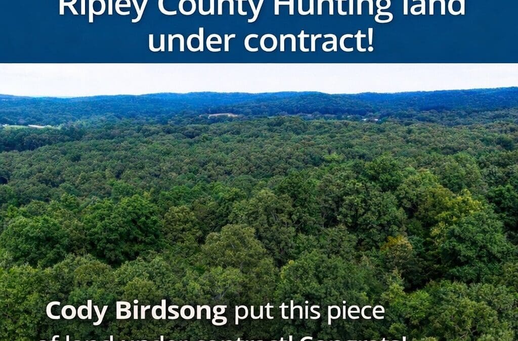 30+/- Acre Recreational Tract in Ripley County, Missouri Now Under Contract